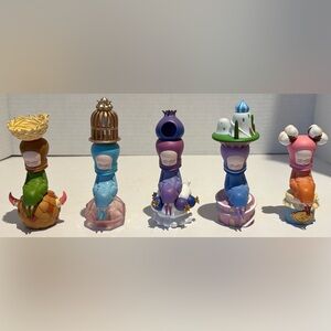 Set Of 5 MADology Gumom Fairy Garden Blind Box Series Figures EUC No Boxes